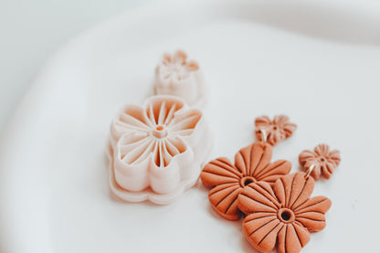 Lush &amp; Wild Floral - Two Piece Clay Earring Cutter