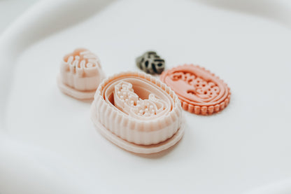 Lush &amp; Wild Cheetah 1 - Two Piece Clay Earring Cutter