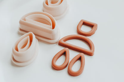 Lush &amp; Wild 5 Skinny Three Piece Set Clay Earring Cutter