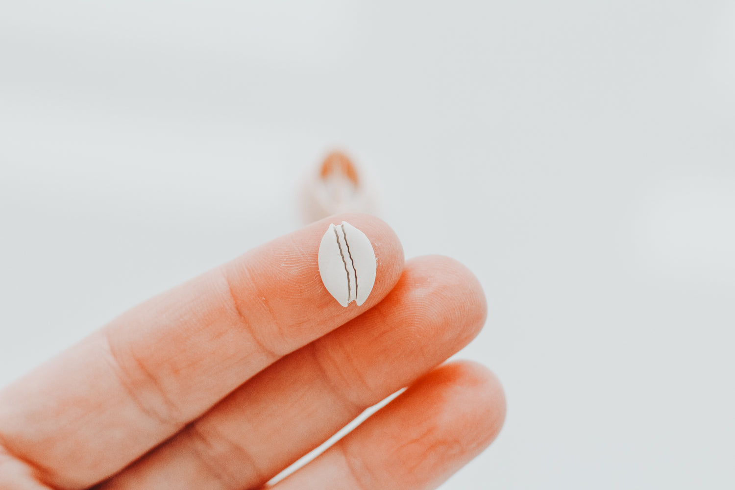 Mini Cowrie Shell Charm Extra Dainty Precision Clay Cutter