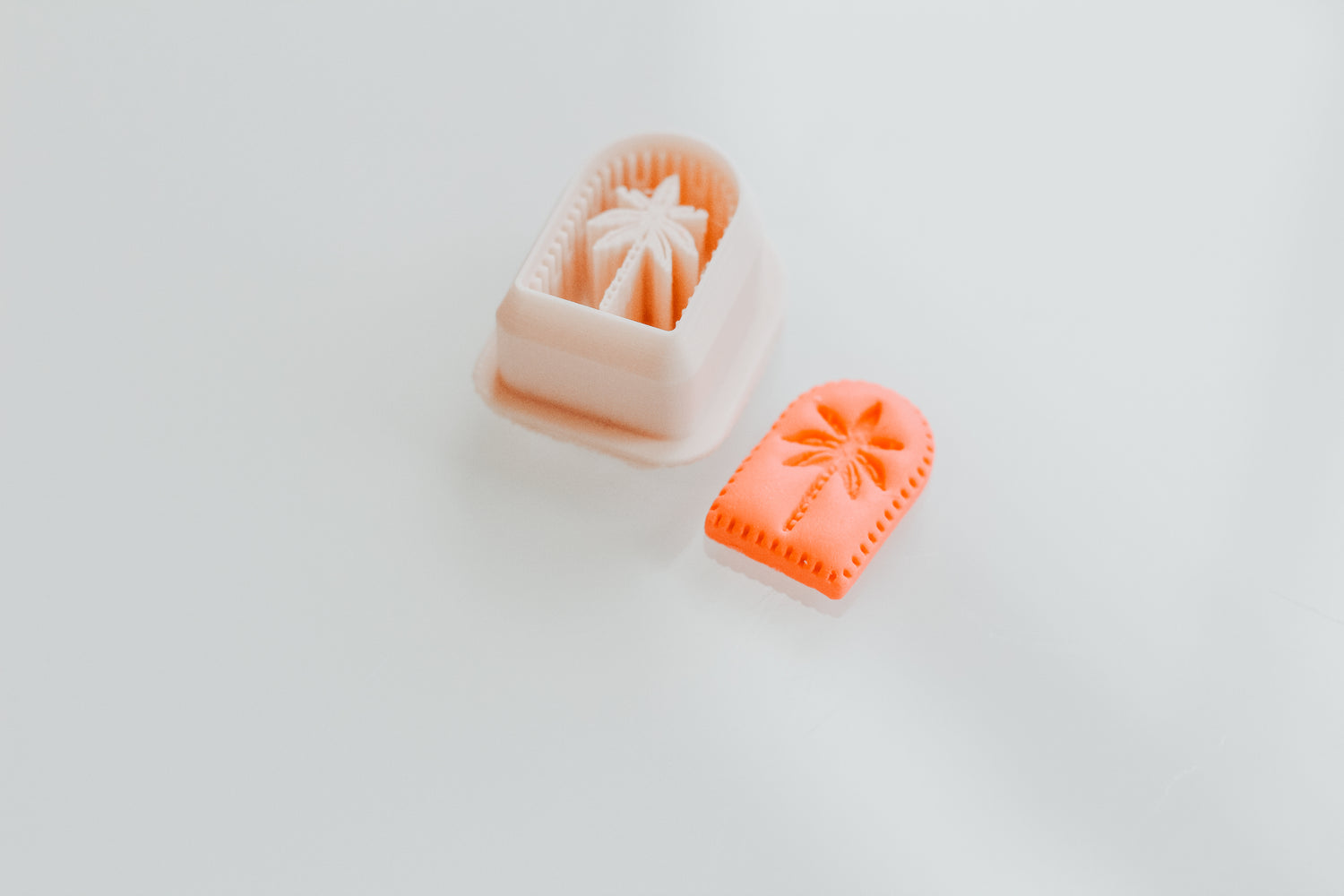 Mini Vintage Palm Charm Extra Dainty Precision Clay Cutter