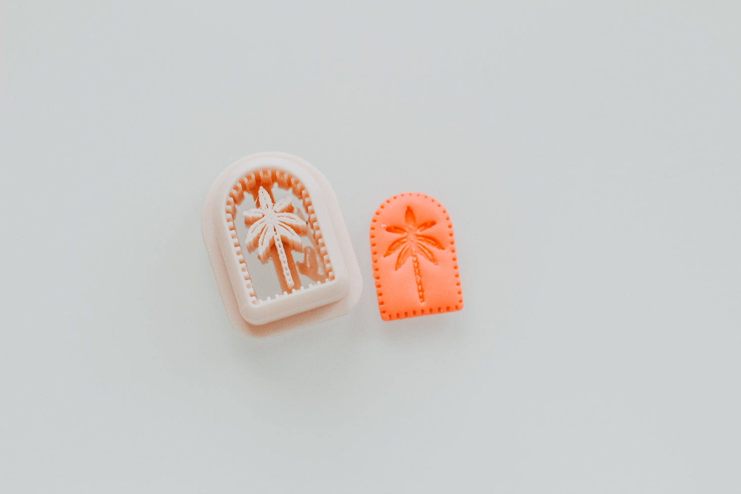 Mini Vintage Palm Charm Extra Dainty Precision Clay Cutter