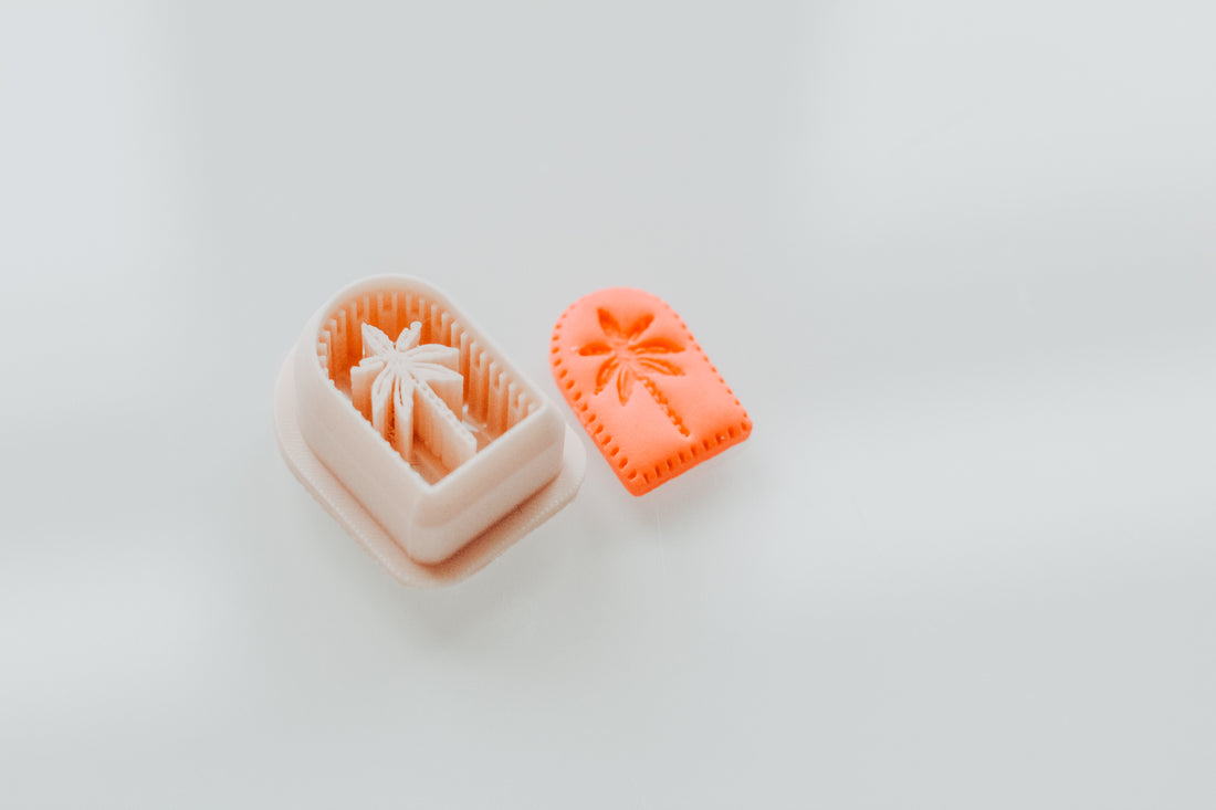 Mini Vintage Palm Charm Extra Dainty Precision Clay Cutter