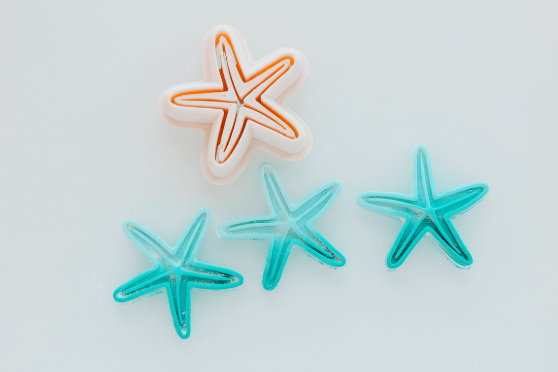 Full Press Star Fish Forever Shells Clay Cutter