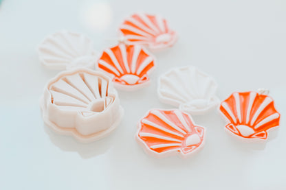 Full Press Scallop Shell Forever Shells Clay Cutter