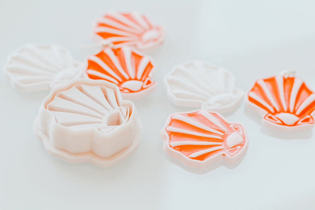 Full Press Scallop Shell Forever Shells Clay Cutter