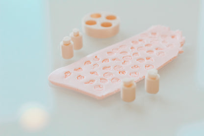 Micro Shell Stamp Pack - 4 Stamps &amp; Holder