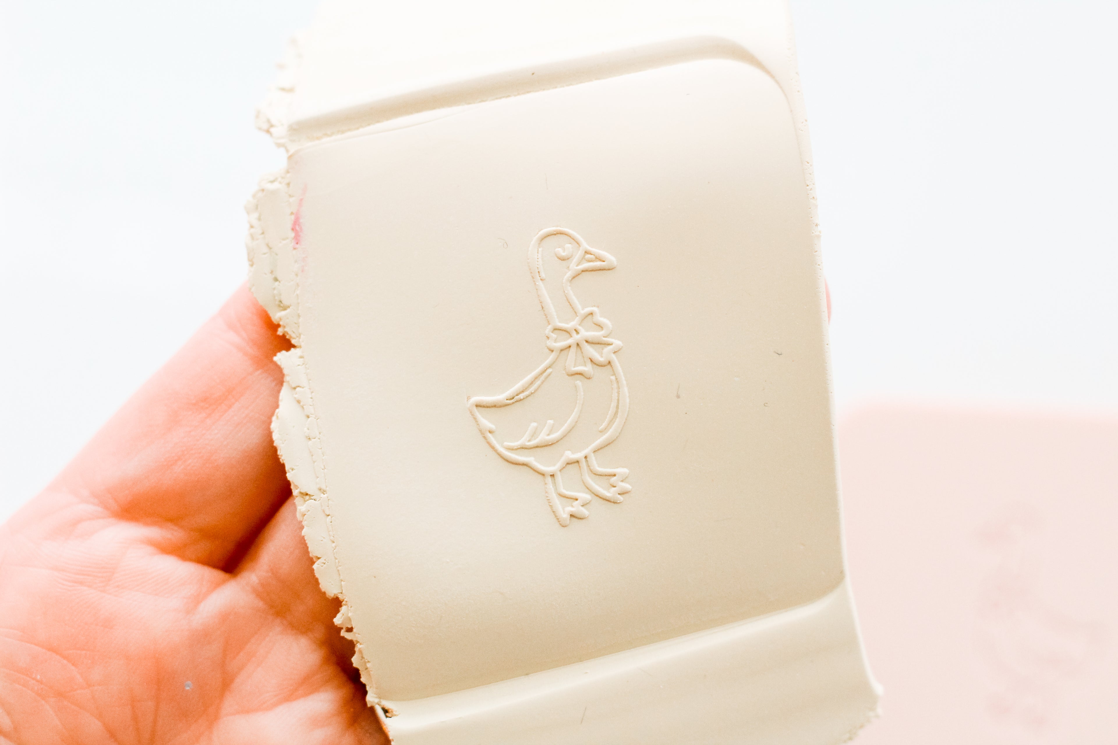 Goose &amp; Bow Clay Acrylic Texture Plate