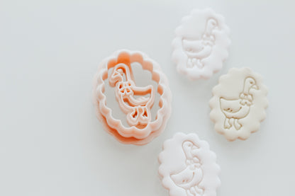 Garden Party Goose Clay Cutter