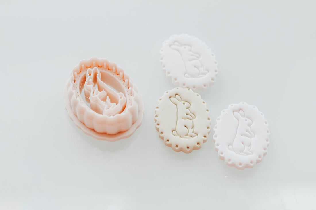 Garden Party Bunny Clay Cutter