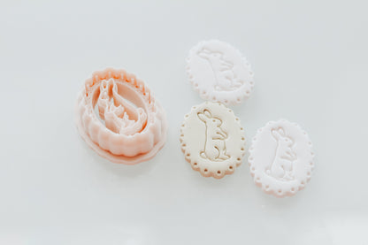 Garden Party Bunny Clay Cutter