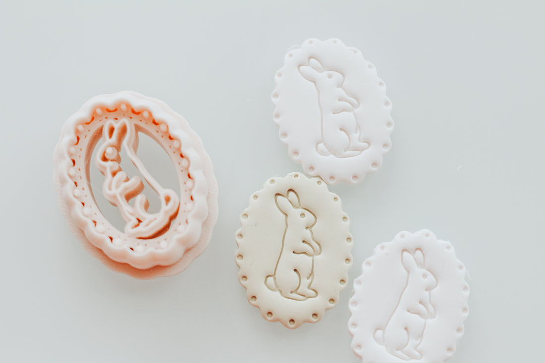 Garden Party Bunny Clay Cutter