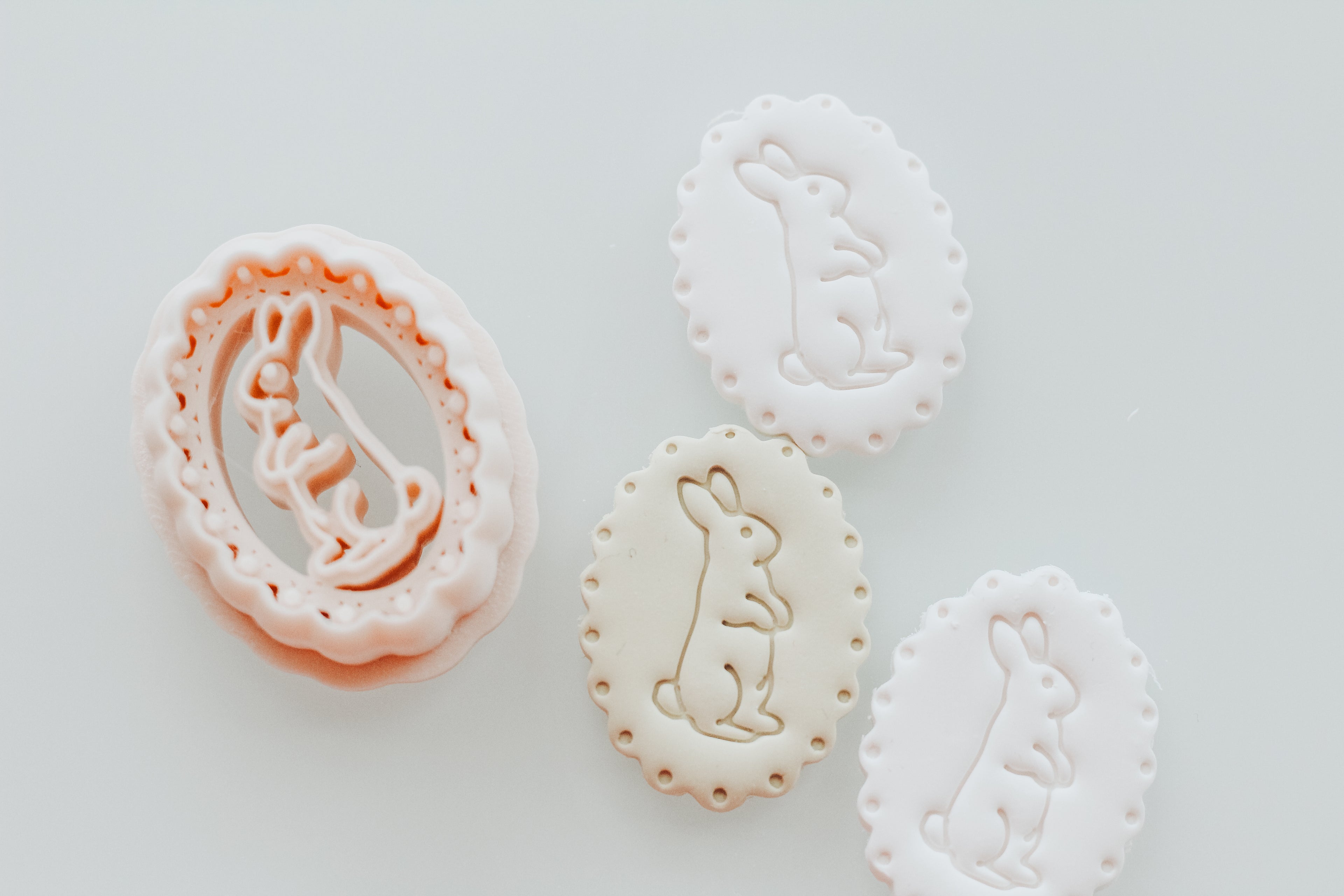 Garden Party Bunny Clay Cutter