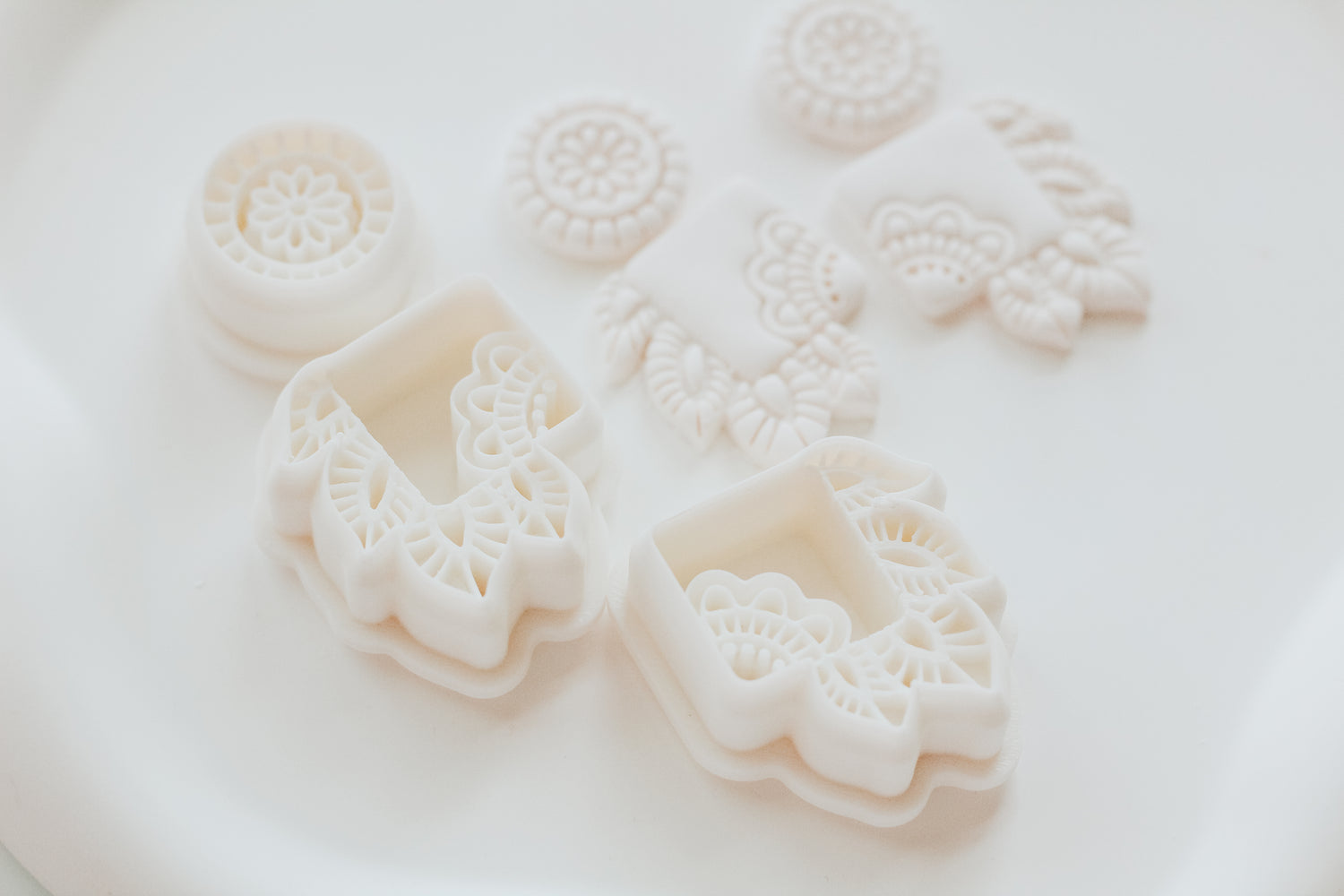 Honey Mirrored Set Clay Earring Cutter