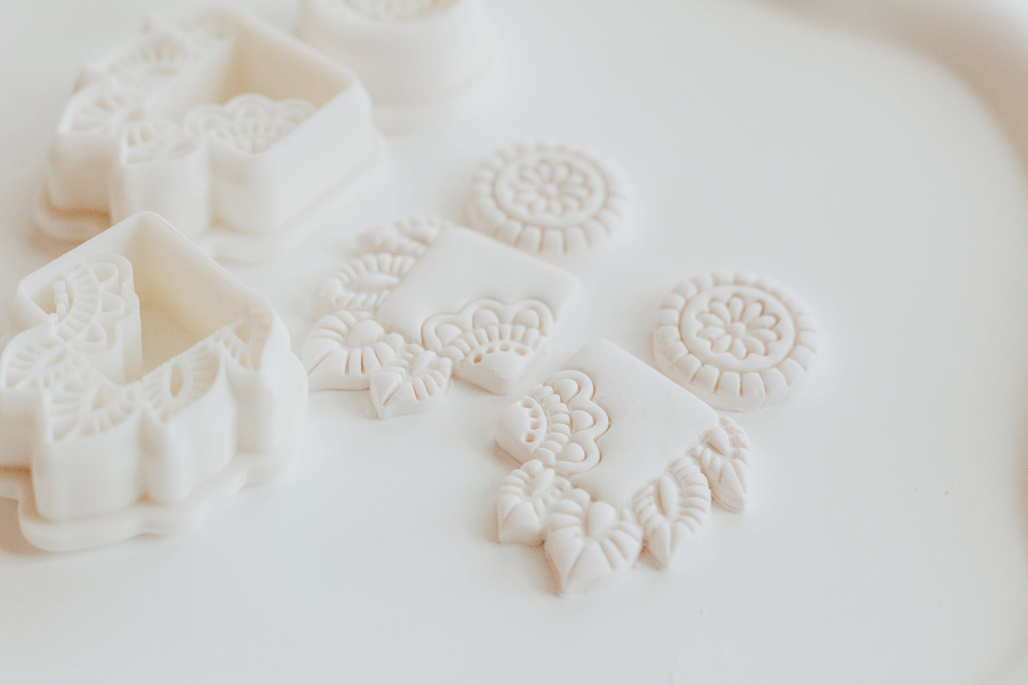 Honey Mirrored Set Clay Earring Cutter