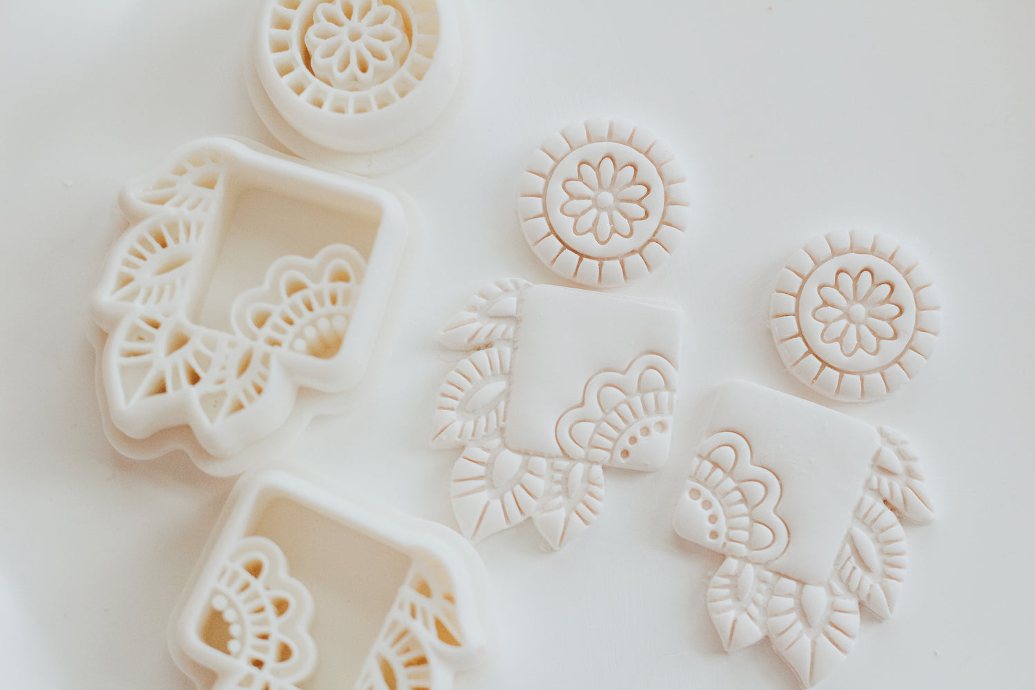 Honey Mirrored Set Clay Earring Cutter