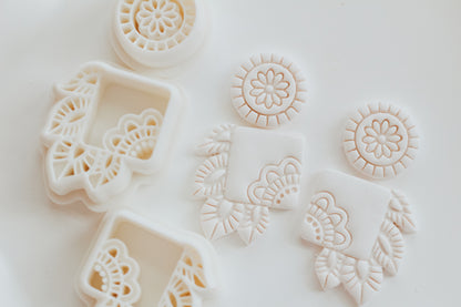 Honey Mirrored Set Clay Earring Cutter
