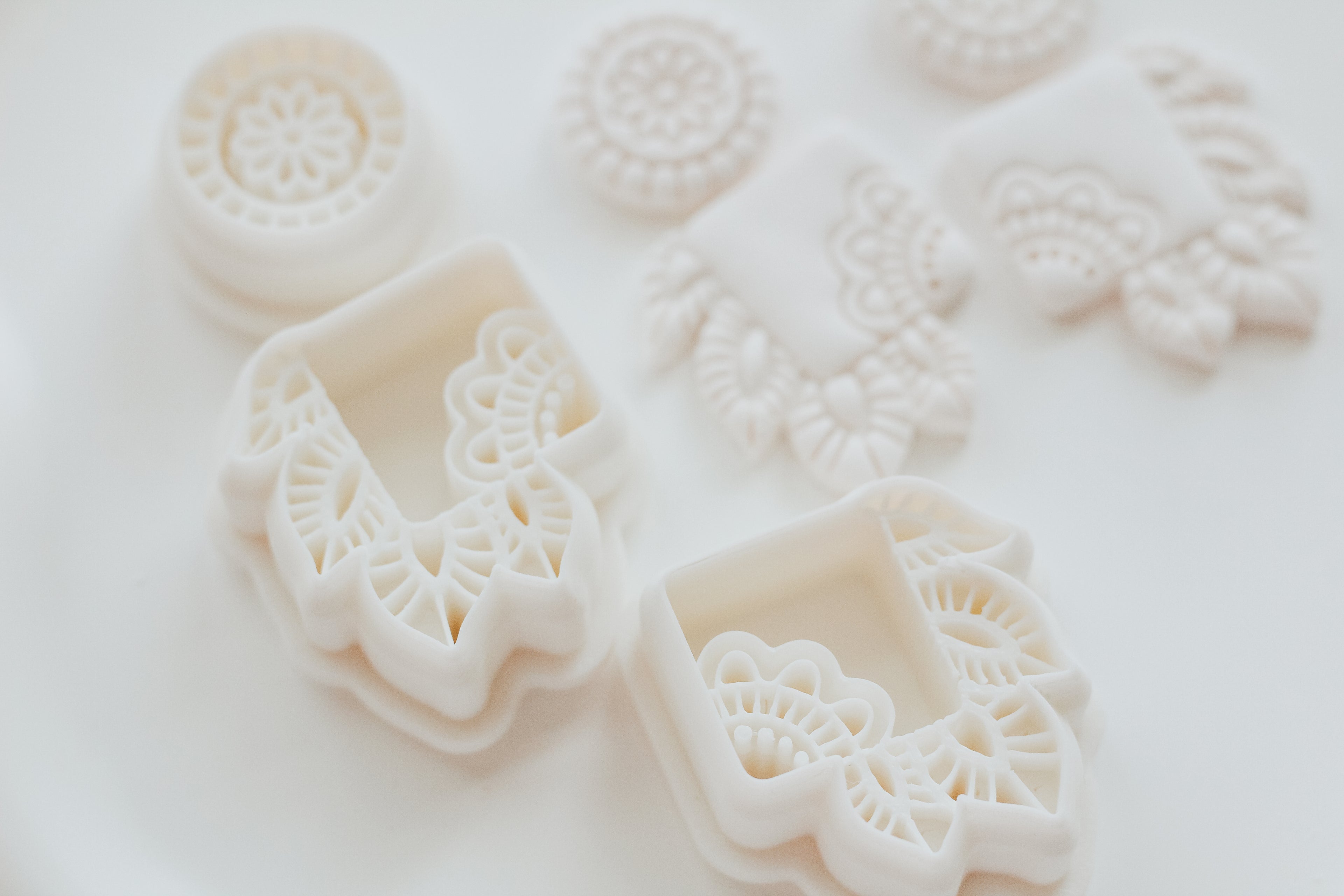 Honey Mirrored Set Clay Earring Cutter
