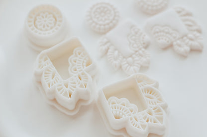 Honey Mirrored Set Clay Earring Cutter