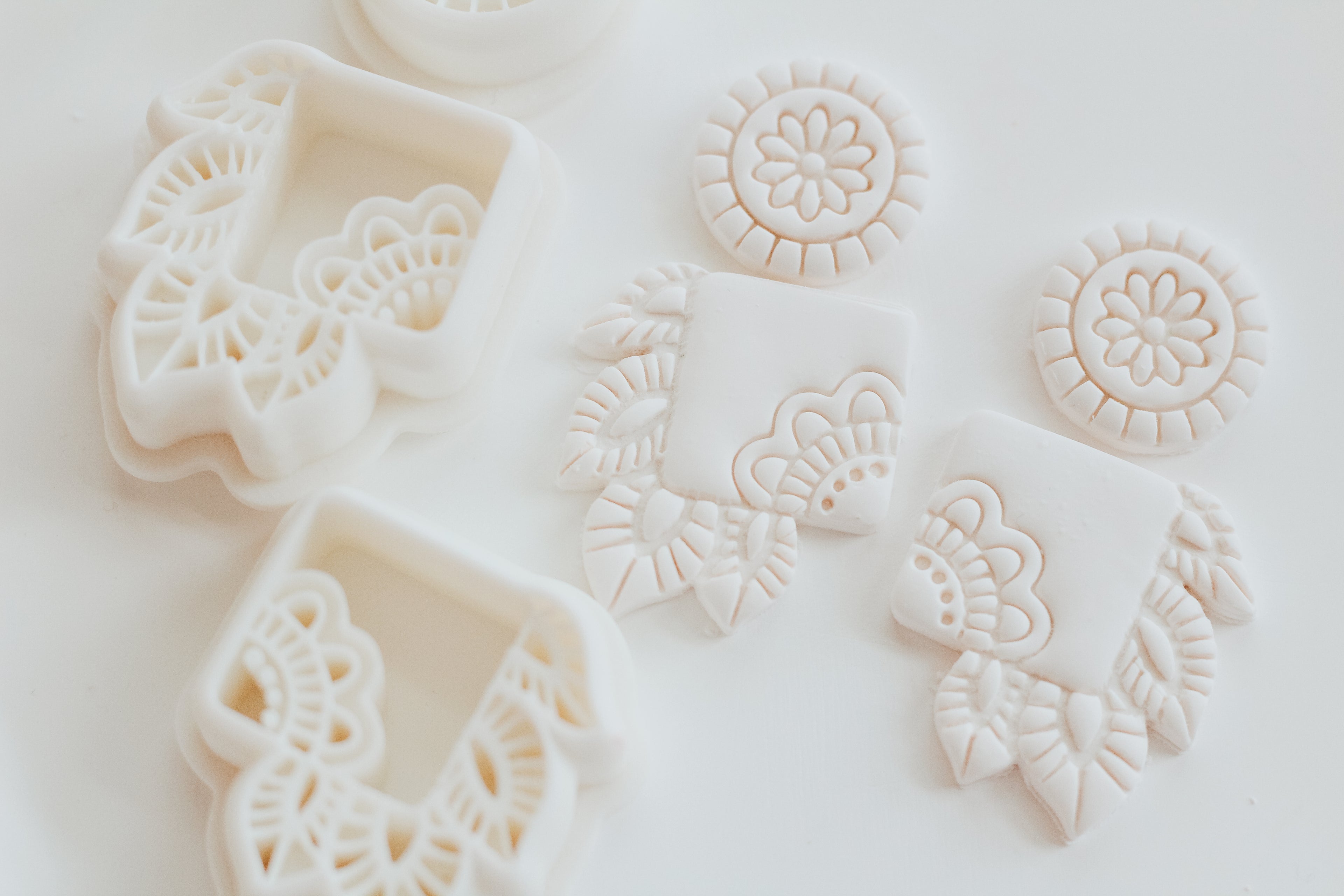 Honey Mirrored Set Clay Earring Cutter