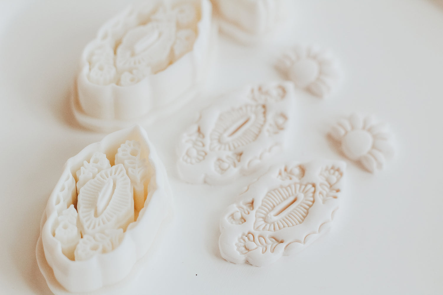 Bloom Mirrored Set Clay Earring Cutter