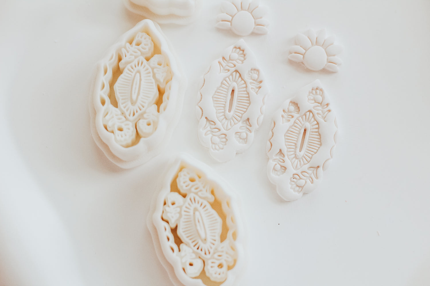 Bloom Mirrored Set Clay Earring Cutter