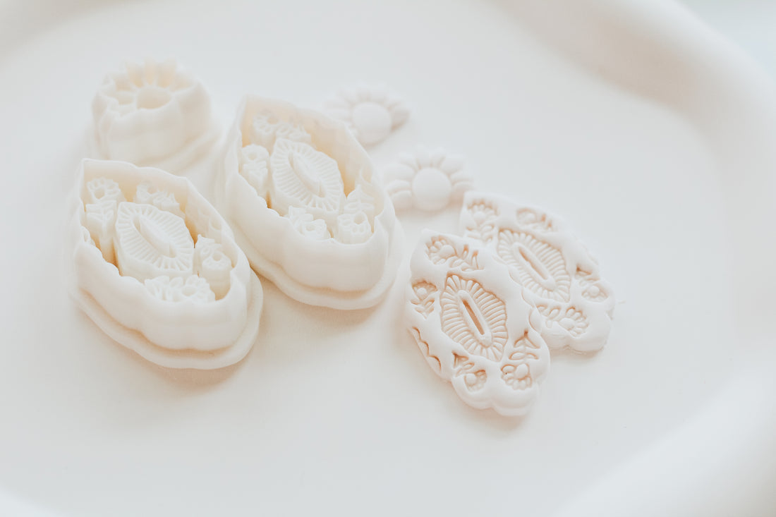 Bloom Mirrored Set Clay Earring Cutter