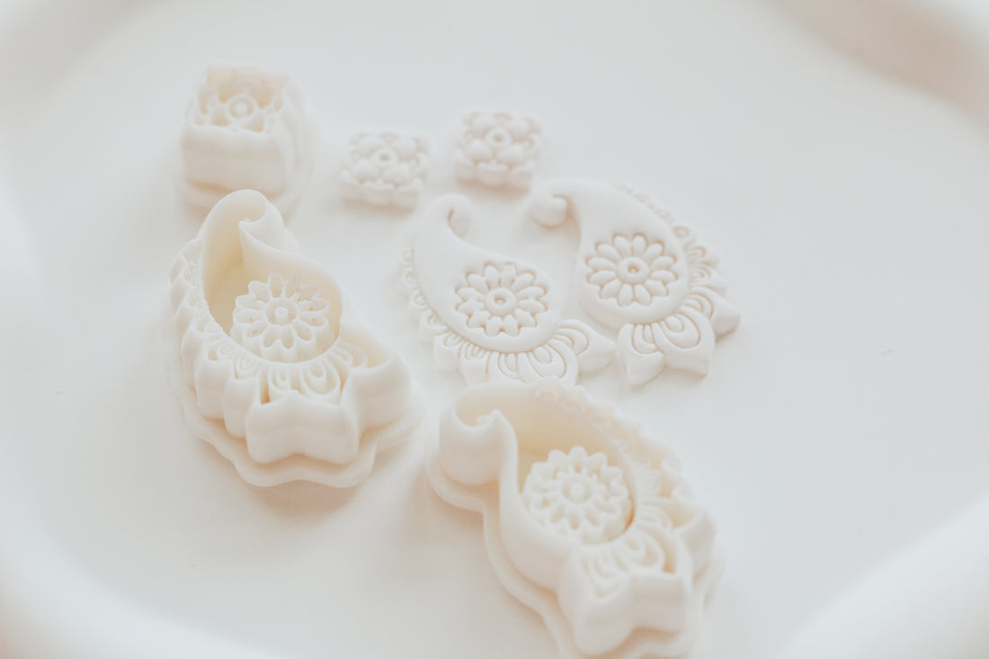 Velvet Mirrored Set Clay Earring Cutter