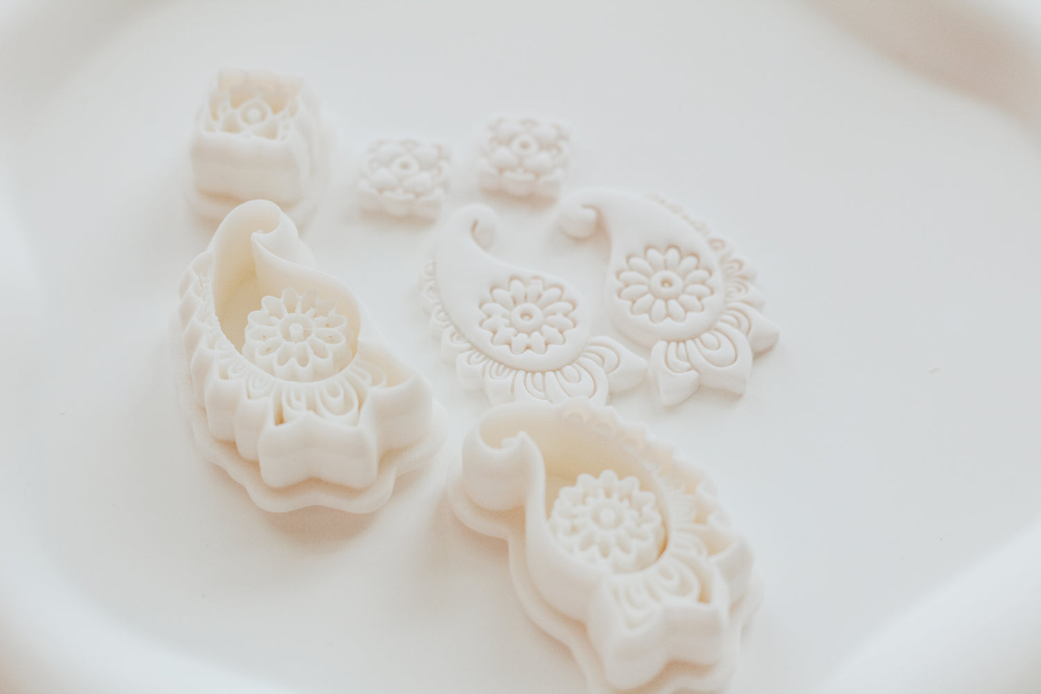 Velvet Mirrored Set Clay Earring Cutter