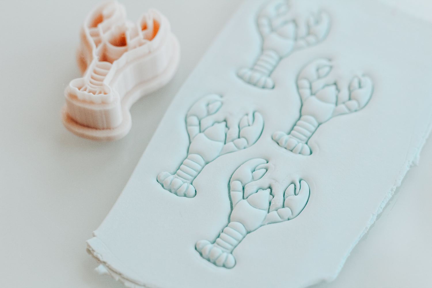 Lobster Embossed Clay Cutter