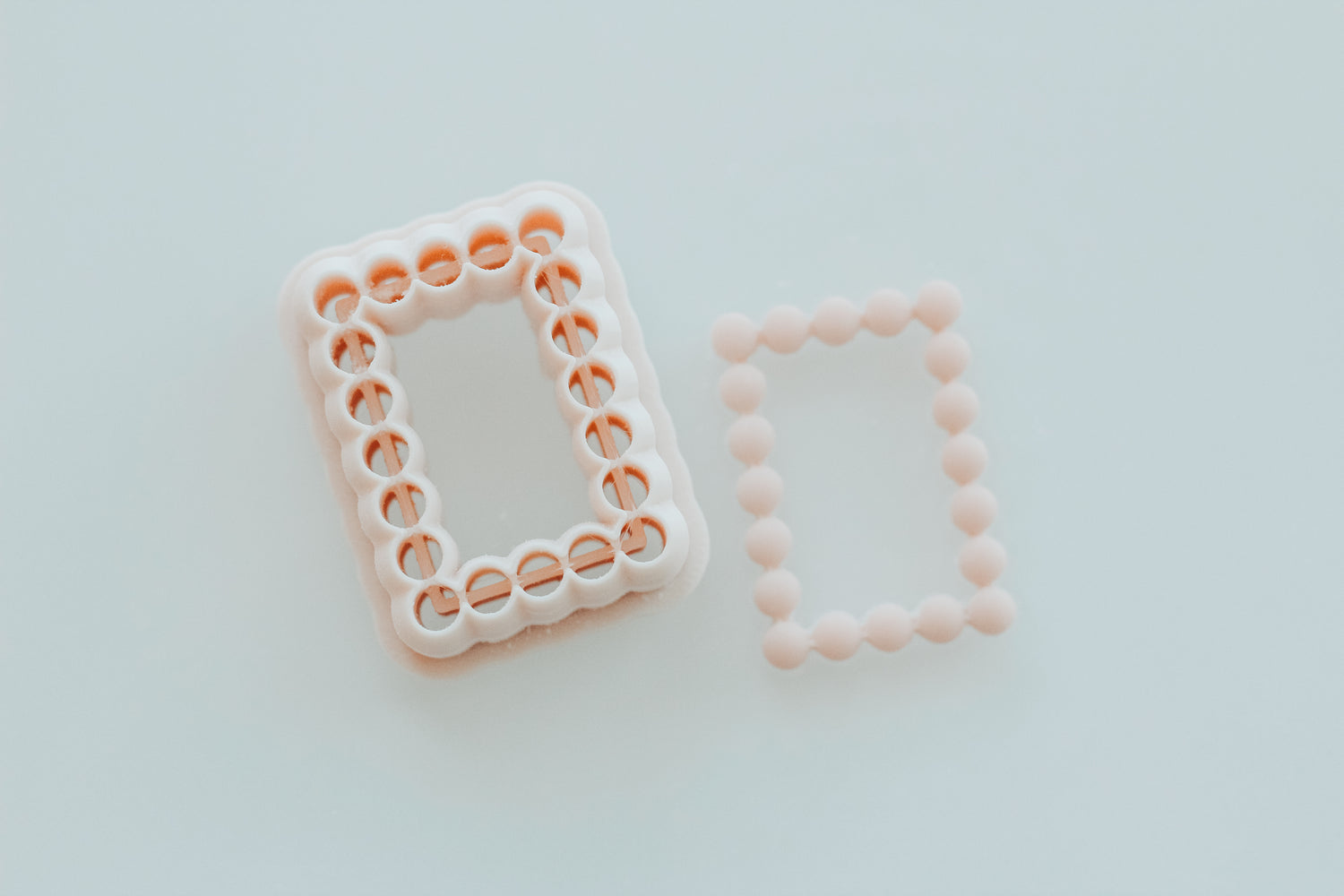 Short Rectangle Bubble Skinny Clay Cutter