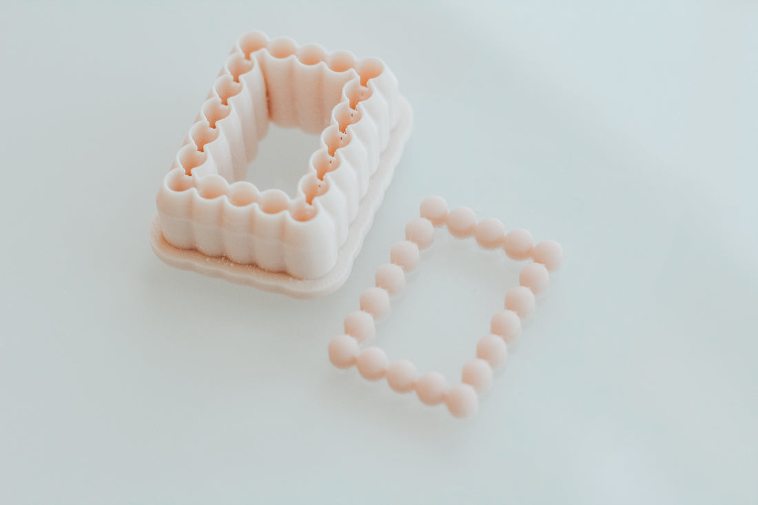Short Rectangle Bubble Skinny Clay Cutter