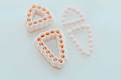Double Triangle Bubble Skinny Clay Cutter Set