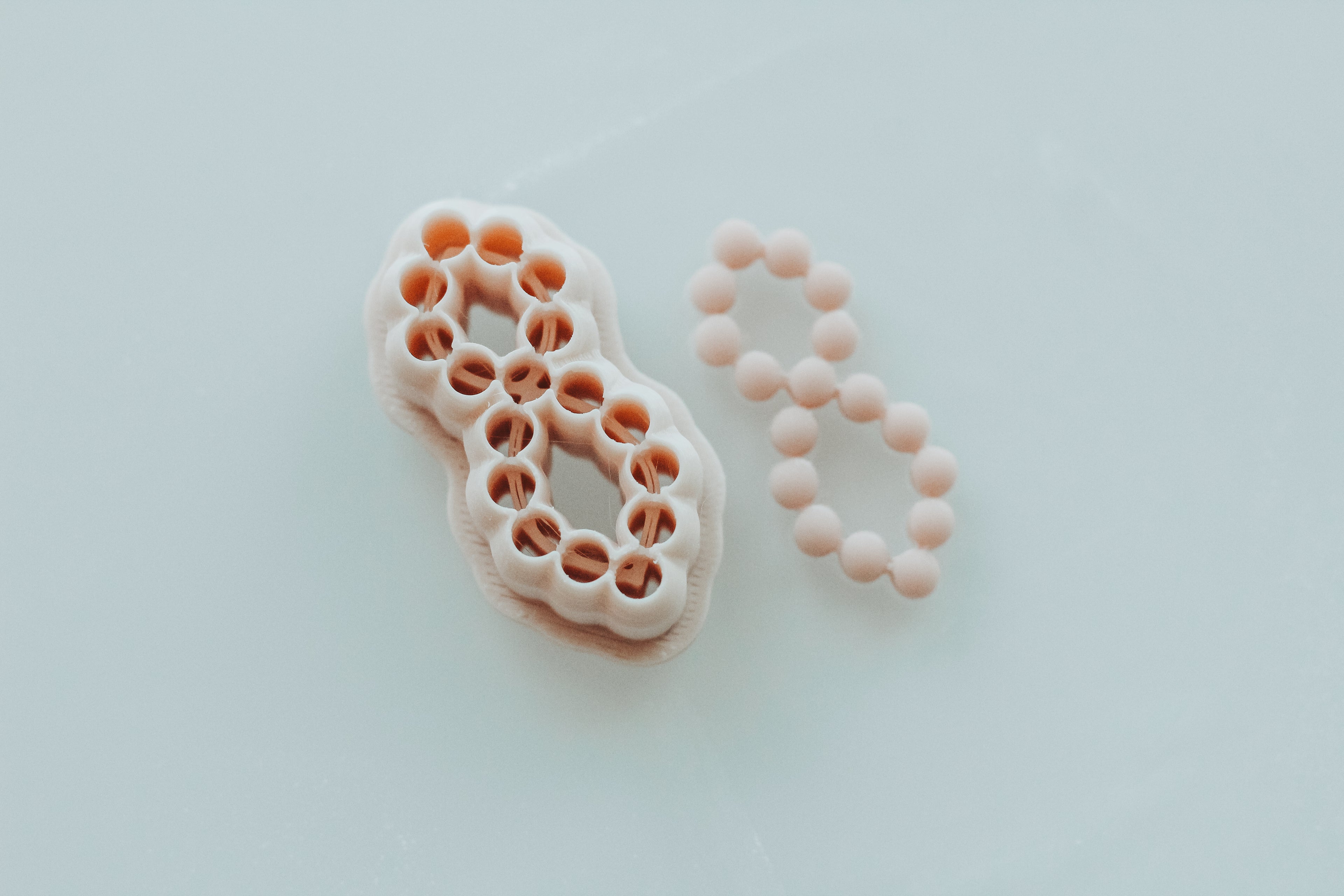 Crossed Oval Bubble Skinny Clay Cutter Set