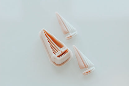 Tall Sailboat Outline Clay Cutter