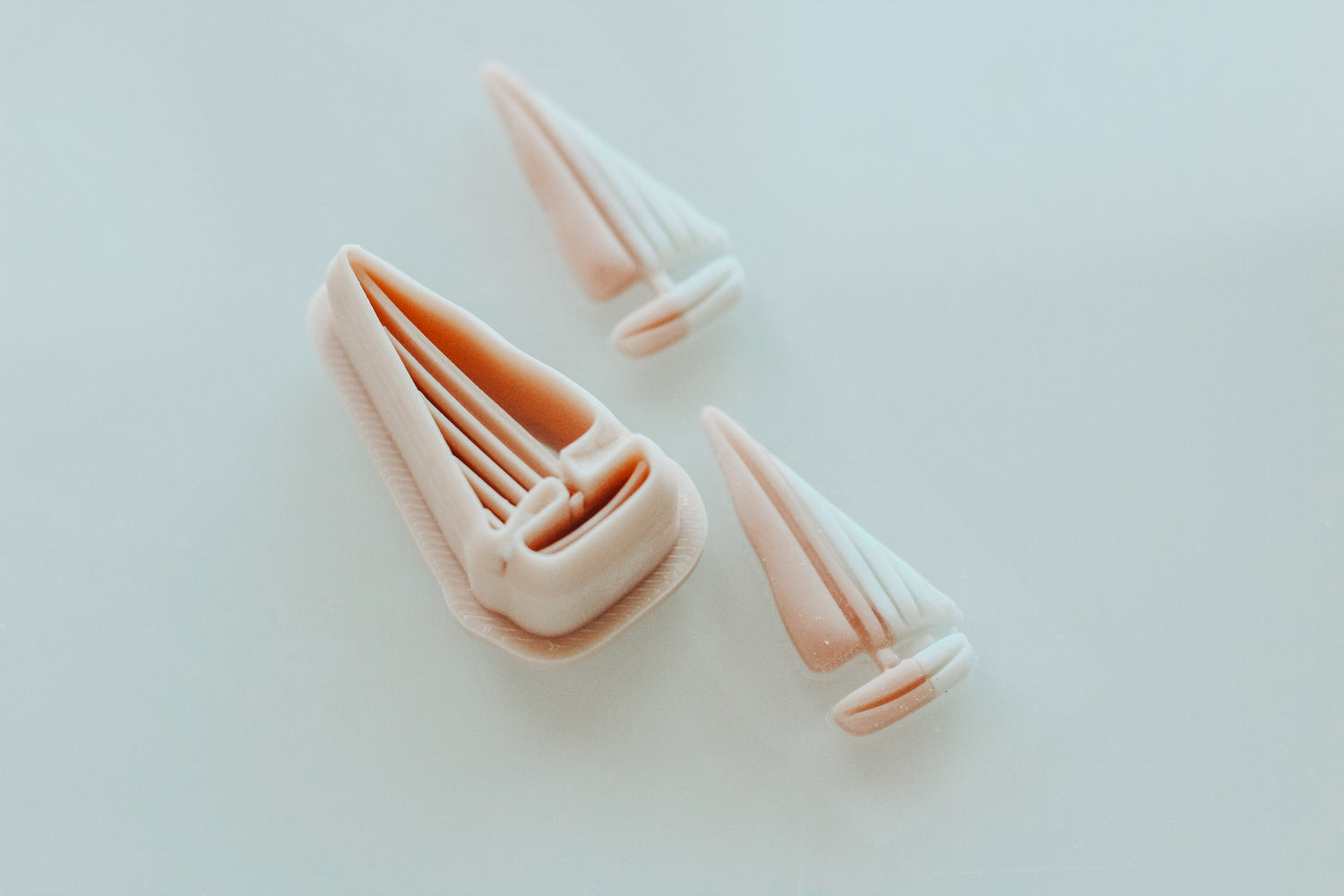 Tall Sailboat Outline Clay Cutter