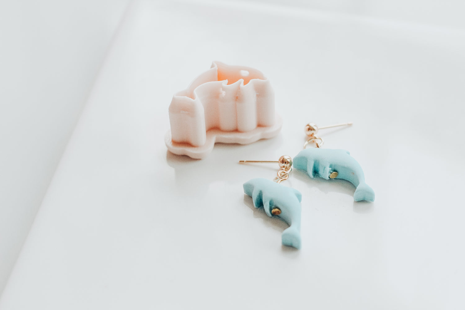Dolphin Bead Clay Cutter (For Beads Clay is best at 4-5mm in thickness)