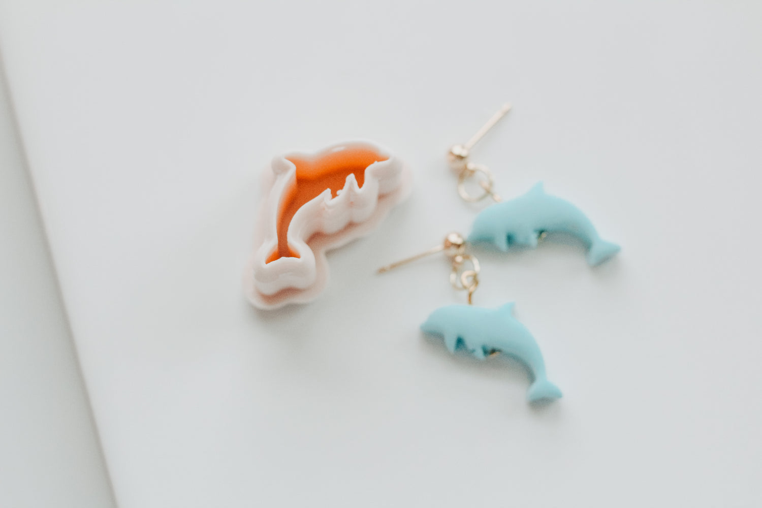 Dolphin Bead Clay Cutter (For Beads Clay is best at 4-5mm in thickness)