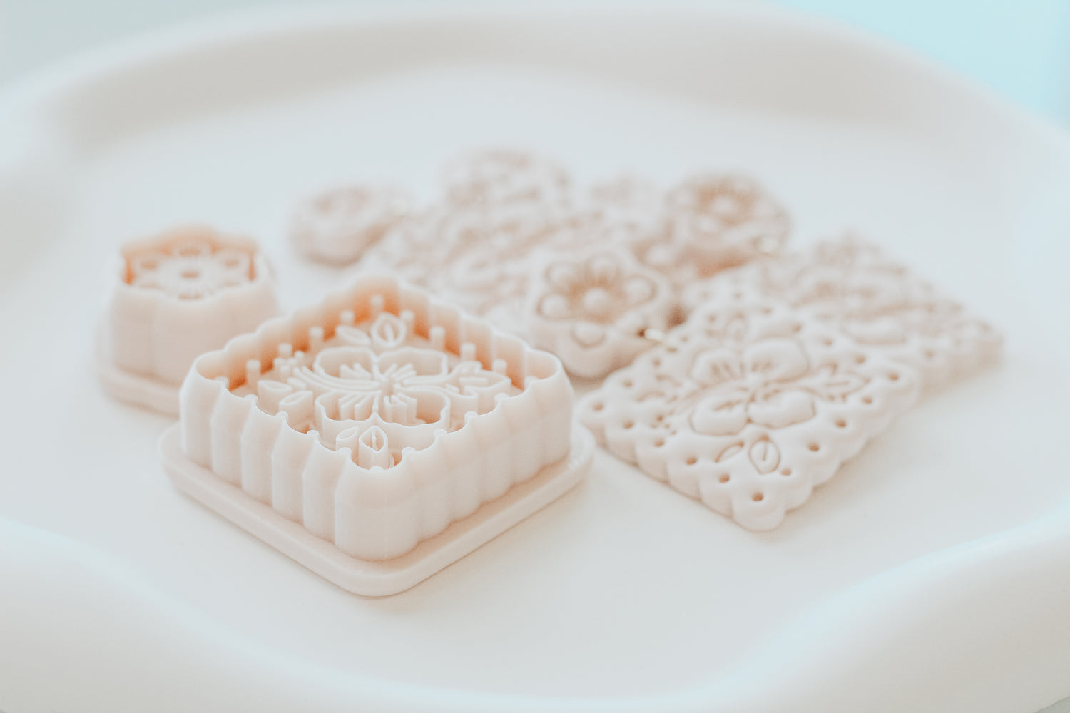 Summer Hibiscus Bloom Clay Cutter Set