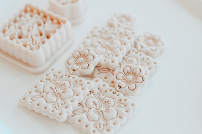 Summer Hibiscus Bloom Clay Cutter Set
