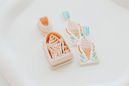Berry Sweet Ice Cream Clay Cutter Set
