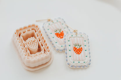 Berry Sweet Strawberry Clay Cutter Set