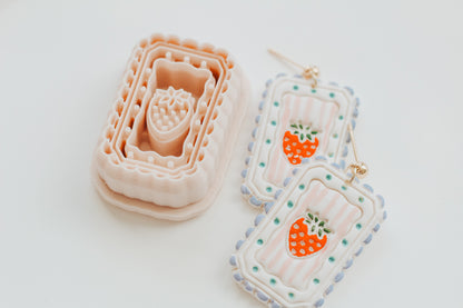 Berry Sweet Strawberry Clay Cutter Set