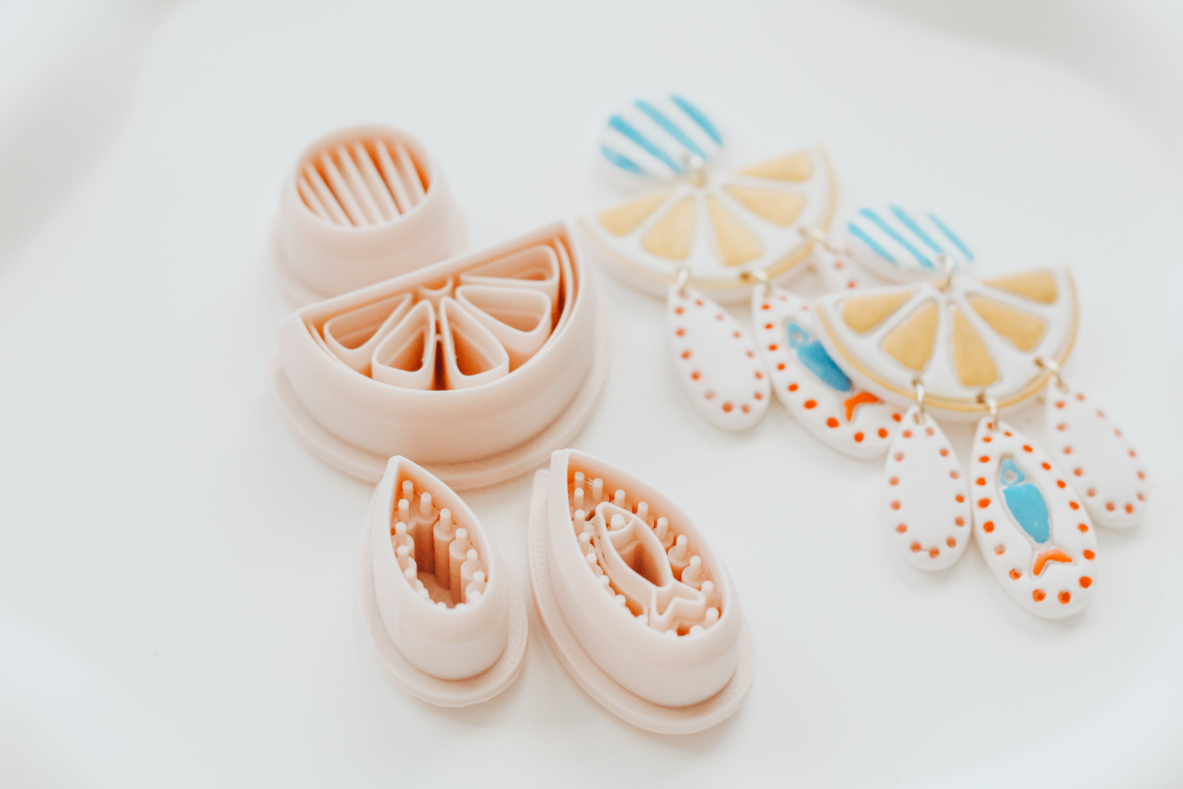 Lemon Sardine 4 Piece Clay Cutter Set