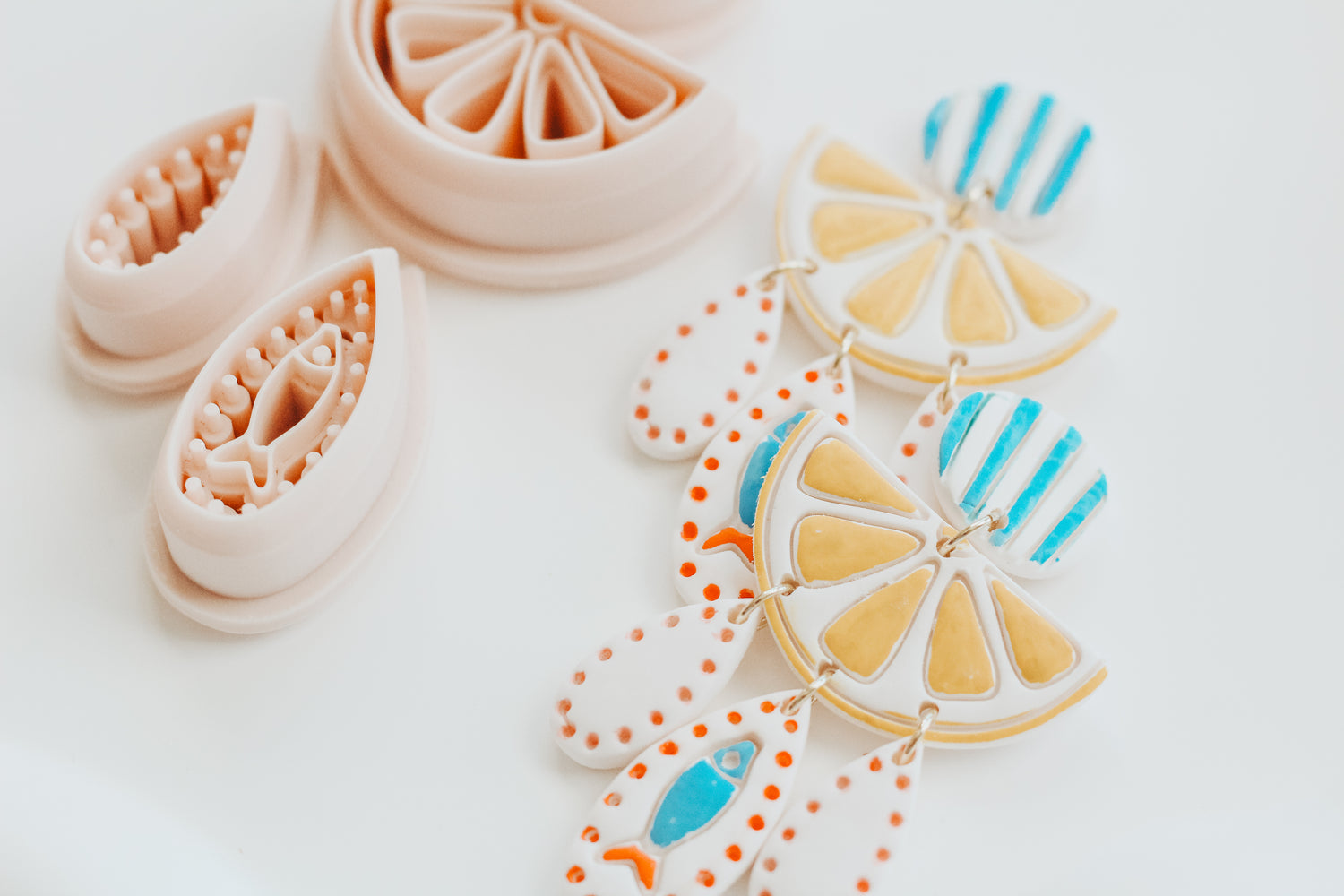 Lemon Sardine 4 Piece Clay Cutter Set