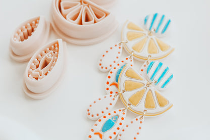Lemon Sardine 4 Piece Clay Cutter Set