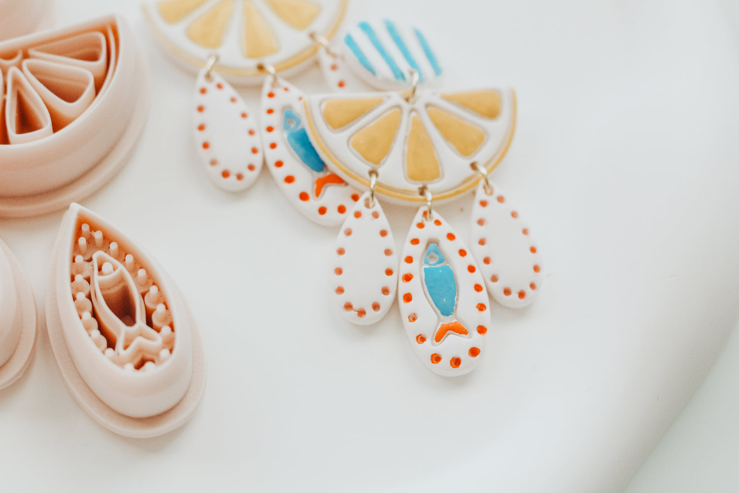 Lemon Sardine 4 Piece Clay Cutter Set