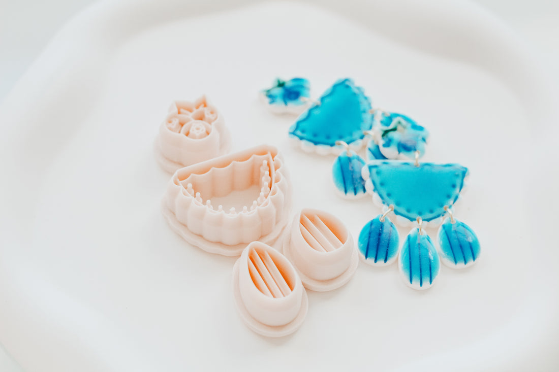 Blueberry 4 Piece Clay Cutter Set