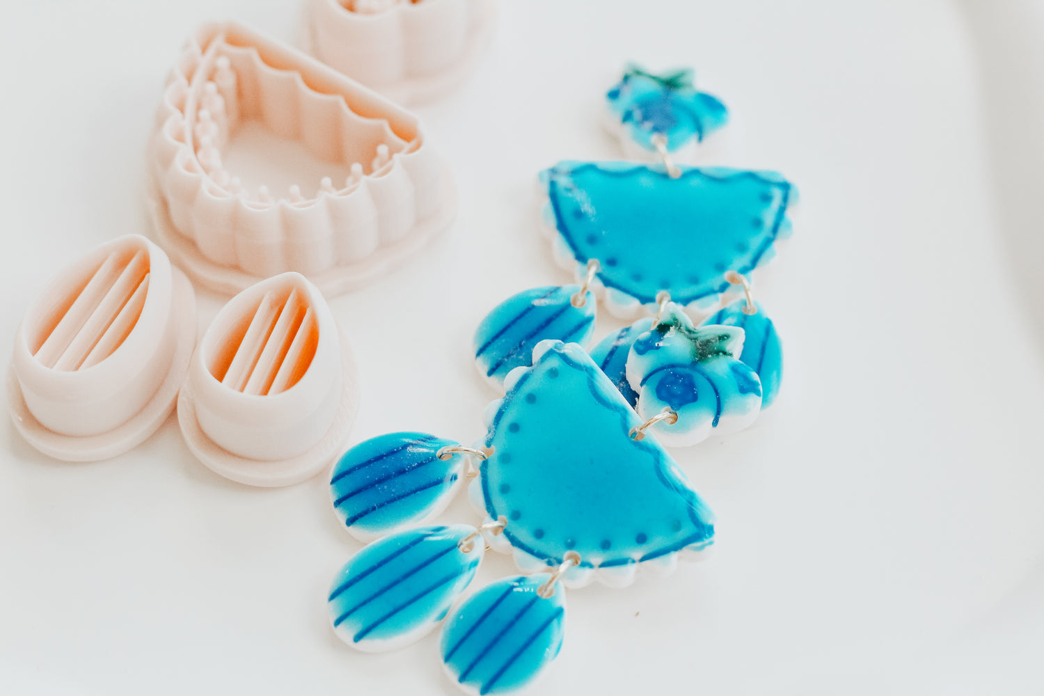 Blueberry 4 Piece Clay Cutter Set