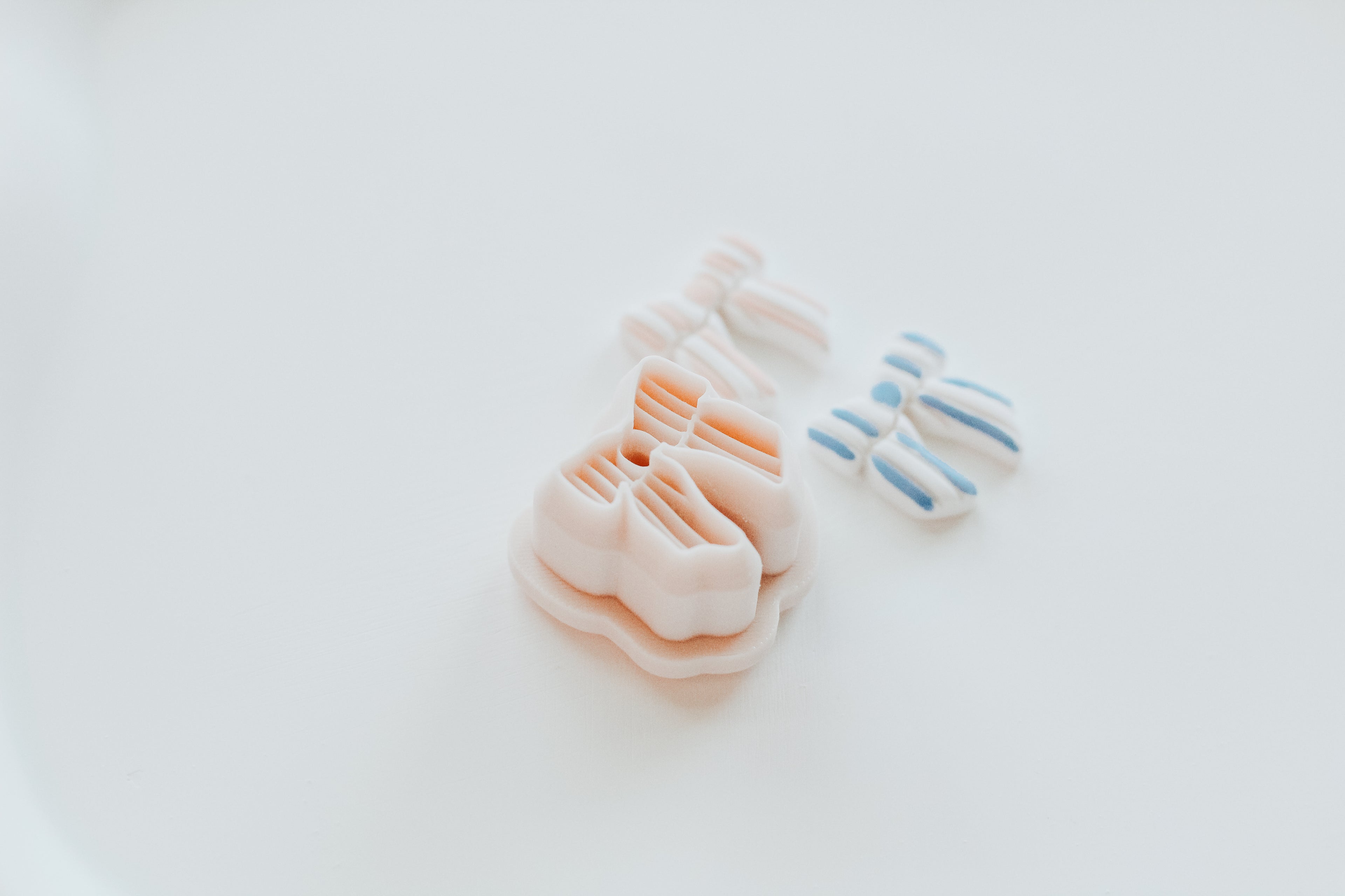 Ribbed Bow Precision Clay Charm Cutter